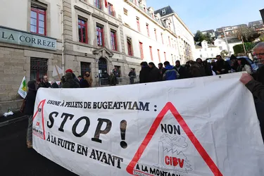 Les opposants à l'usine de pellets Viam/Bugeat (Corrèze) mobilisés à Tulle