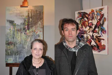 Nadine Normandon et Sylvain Gervais à la galerie Arirang