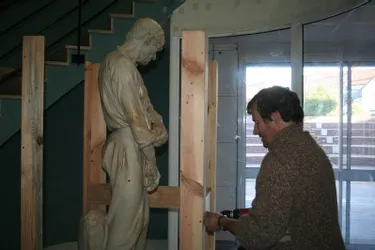 La statue de Jules Dalou restaurée par Hubert Boursier