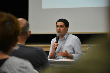 Boris Souchal est élu président du Smad des Combrailles, à Saint-Gervais d'Auvergne (Puy-de-Dôme)