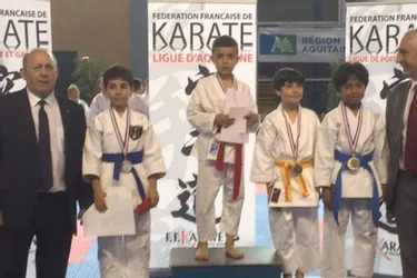 Le Budokai Karaté Club de retour des interrégions kata de Marmande avec trois médailles
