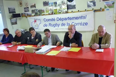 Le Comité départemental de rugby à XV de la Corrèze réuni