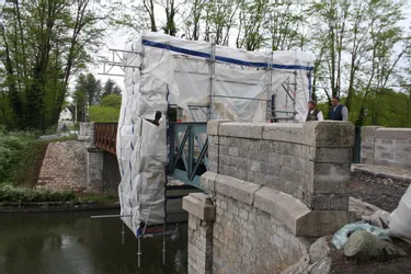 Le pont du Cluziaud est en rénovation