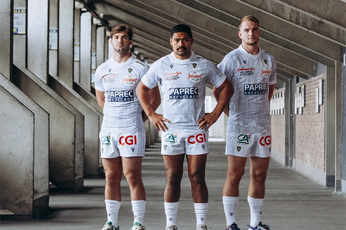 Maillot De Rugby Fidji Macron Maillot Exterieur ASM Clermont