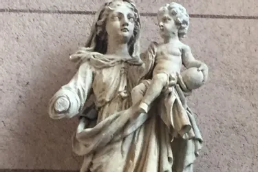 La Vierge à l'enfant enfin restaurée