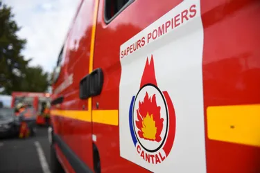Deux enfants et deux adultes légèrement blessés après une sortie de route dans le Cantal