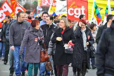 La CGT et FO manifestent contre les accords sur l'emploi du 11 janvier à Montluçon