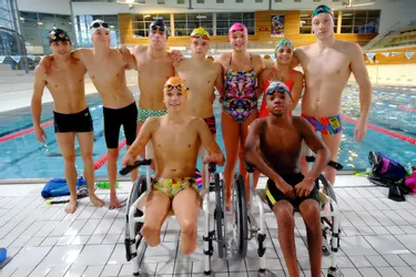 Bilan de la saison du pôle France handisport natation du Creps
