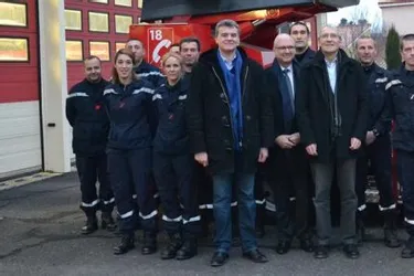 Mercredi, les élus ont rendu visite aux pompiers, aux gendarmes et au personnel des urgences