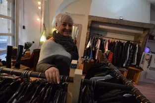 Véronique Guillaume a ouvert son dépôt-vente, Le p’tit dressing, depuis le samedi 16 janvier