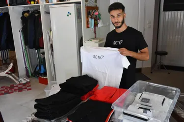 Un jeune d’Ussac (Corrèze) lance Seth7, sa marque de sportswear, avec l’ambition de conquérir le marché