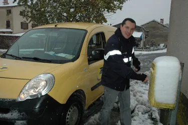 Le service continue malgré la neige à Saint-Jean-d'Heurs