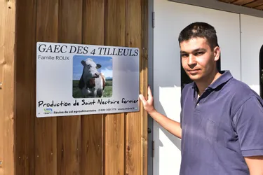 À 22 ans, Sylvain Roux se lance dans la production de saint-nectaire à Cros (Puy-de-Dôme)