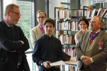 Le prix Amopa de la nouvelle réaliste décerné au lycéen de Cusset Mathieu Sogny