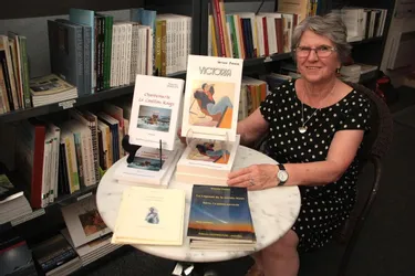 Simone Perron à la librairie « Nos Racines d’Auvergne »
