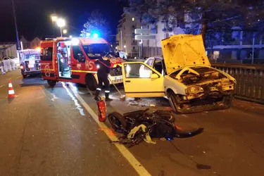 Un scootériste grièvement blessé lors d'une collision avec une voiture à Clermont-Ferrand