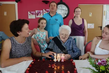Lucie Nicolas a fêté ses 107 ans