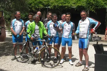 Les cyclistes au Mont Ventoux