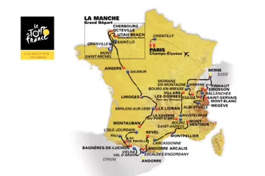 Tour de France 2016 : la part belle au Limousin et à l'Auvergne
