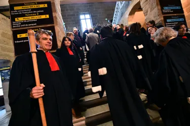 Réforme des retraites : les avocats du barreau de Brive (Corrèze) boycottent la rentrée solennelle au palais de justice