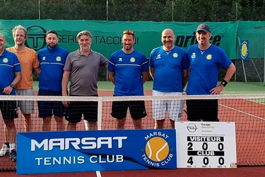 Week-end victorieux pour le Marsat Tennis Club