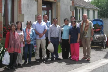 Une délégation cambodgienne