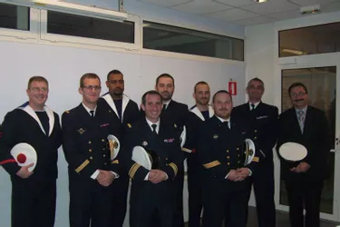 Huit marins accueillis par les collégiens