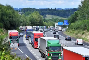 Un accident sur la route des vacances crée un bouchon sur l'A20 entre Creuse et Haute-Vienne