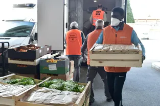 Pendant la crise du covid-19, la collecte de la Banque alimentaire continue en Auvergne