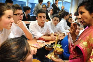 Au lycée Valery-Larbaud, 48 lycéens sont initiés à la cuisine indienne