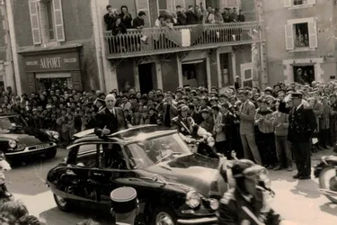 Entre lit trop court et menaces de l'OAS, quand Charles de Gaulle visitait la Creuse en mai 1962