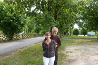 Marion et Thierry Fresslé du camping du lac de Bournazel