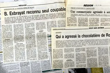 Abattu samedi, Bruno Exbrayat était l’un des agresseurs de la chocolatière de Royat en 1993
