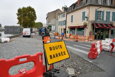 La rue Paul-Constans à Montluçon fermée à la circulation depuis ce lundi