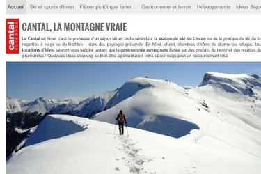 Un site internet pour organiser son séjour à la neige dans le Cantal