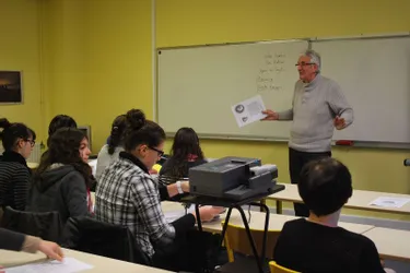 Alain Galtier a donné une conférence sur Jean-François Marmontel au lycée