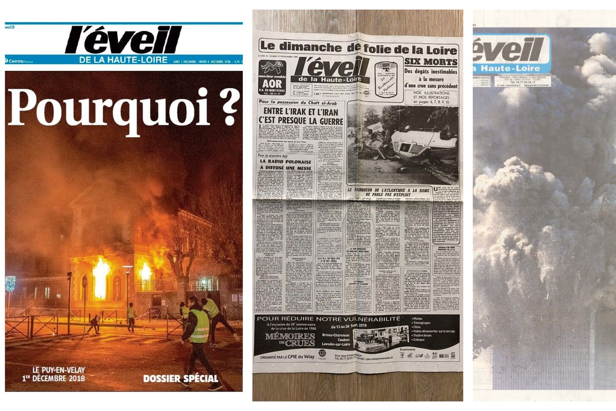 80 ans de L’Éveil de la Haute-Loire : ces Unes les plus marquantes du