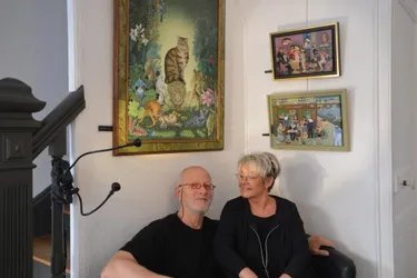 Marie Vergne et Bernard Vercruyce hôtes de la galerie vichyssoise