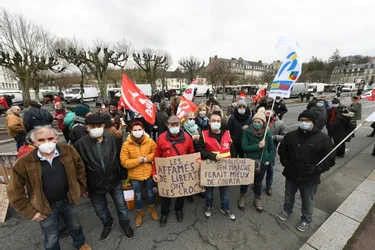 Des dizaines de Creusois étaient mobilisés à Guéret (Creuse) ce samedi contre le projet de loi de sécurité globale
