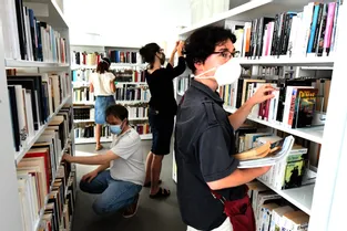La Bibliothèque Multimédia du Grand Guéret rouvre ses portes, les lecteurs en profitent pour rattraper le temps perdu
