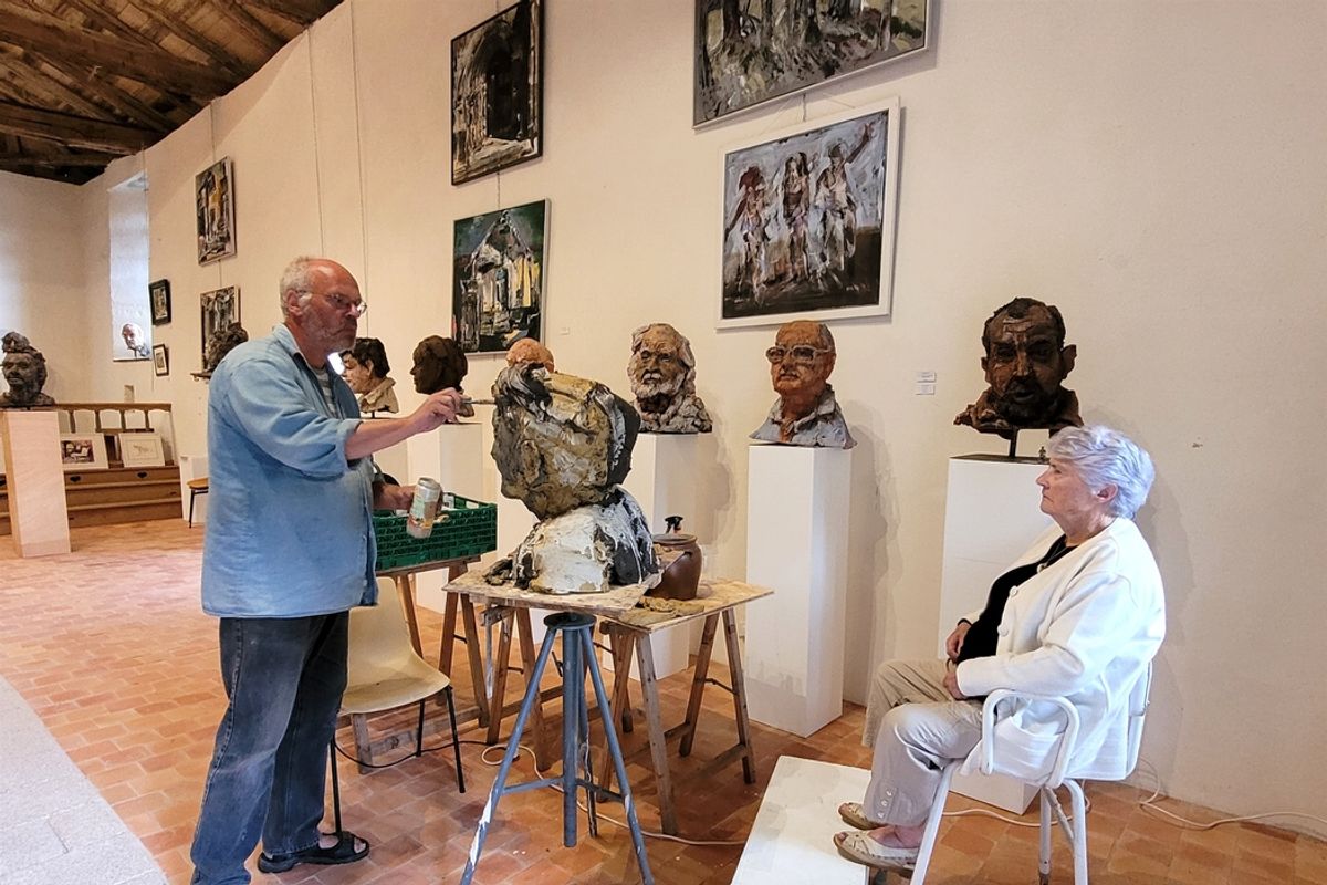Harald Birck, entre sculpture et peinture - Le Populaire du Centre