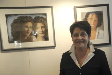 L’artiste peintre Marie-Ange Ginoves présente ses portraits au centre culturel