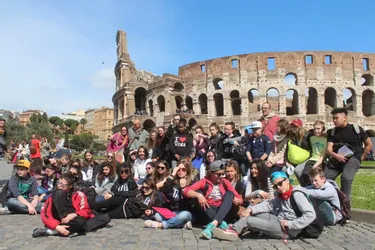 Les collégiens découvrent Rome
