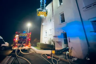 Les pompiers mobilisés sur deux incendies qui n'ont pas fait de blessé, cette nuit à Tulle (Corrèze)