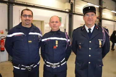 Les sapeurs-pompiers du centre de secours d’Ambert ont célébré leur patronne, samedi