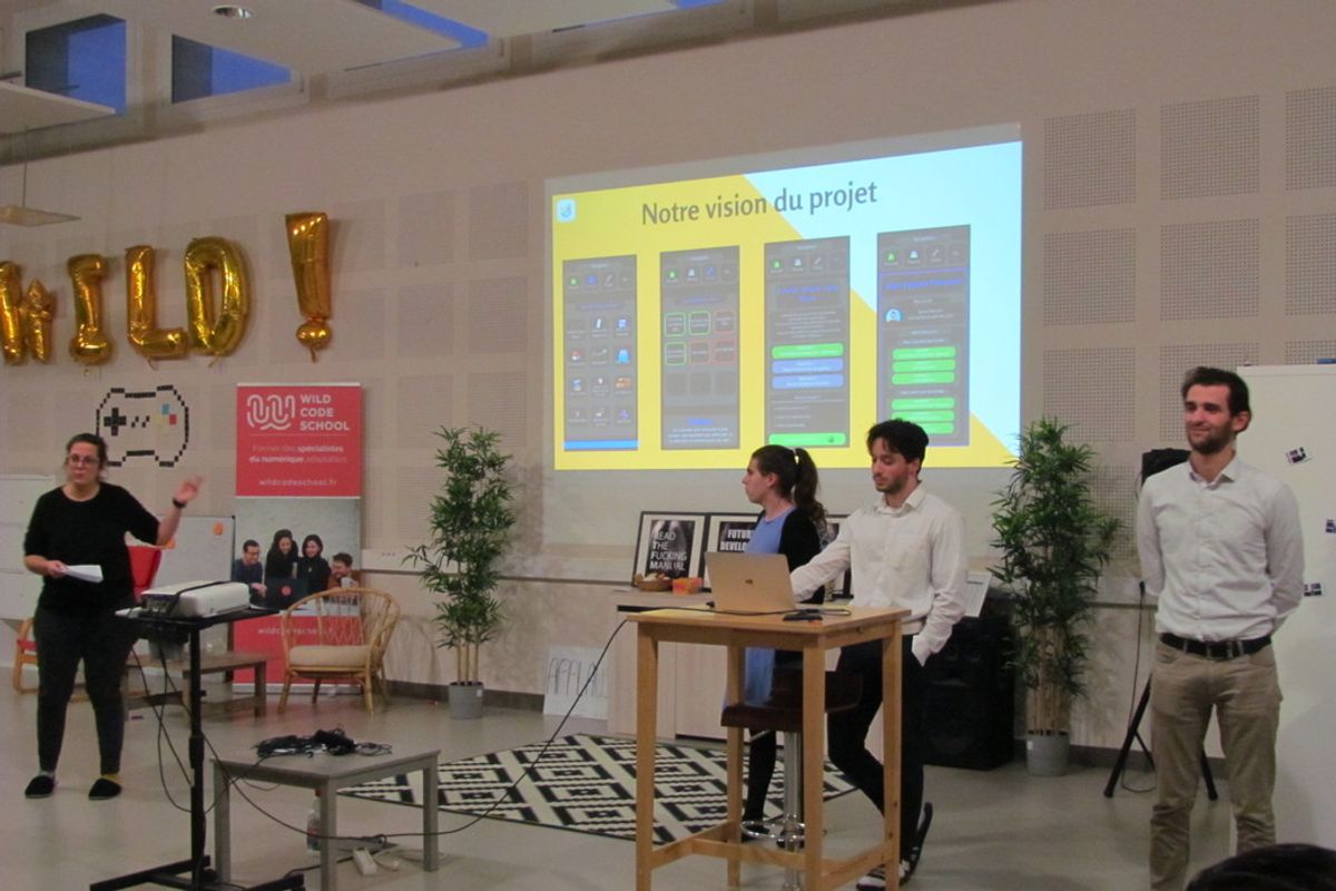 Fin de formation à la Wild Code School - L’Écho Républicain