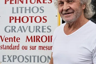 Désormais retraité, Thierry Roger a choisi de rouvrir l’atelier d’encadrement de la rue Jean-Jaurès