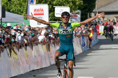 Luca Wackermann vainqueur de la première étape du Tour du Limousin. Retour en images