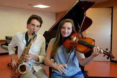 Deux jeunes élèves ont joué leur dernière partition samedi au Conservatoire Emile-Goué à Guéret
