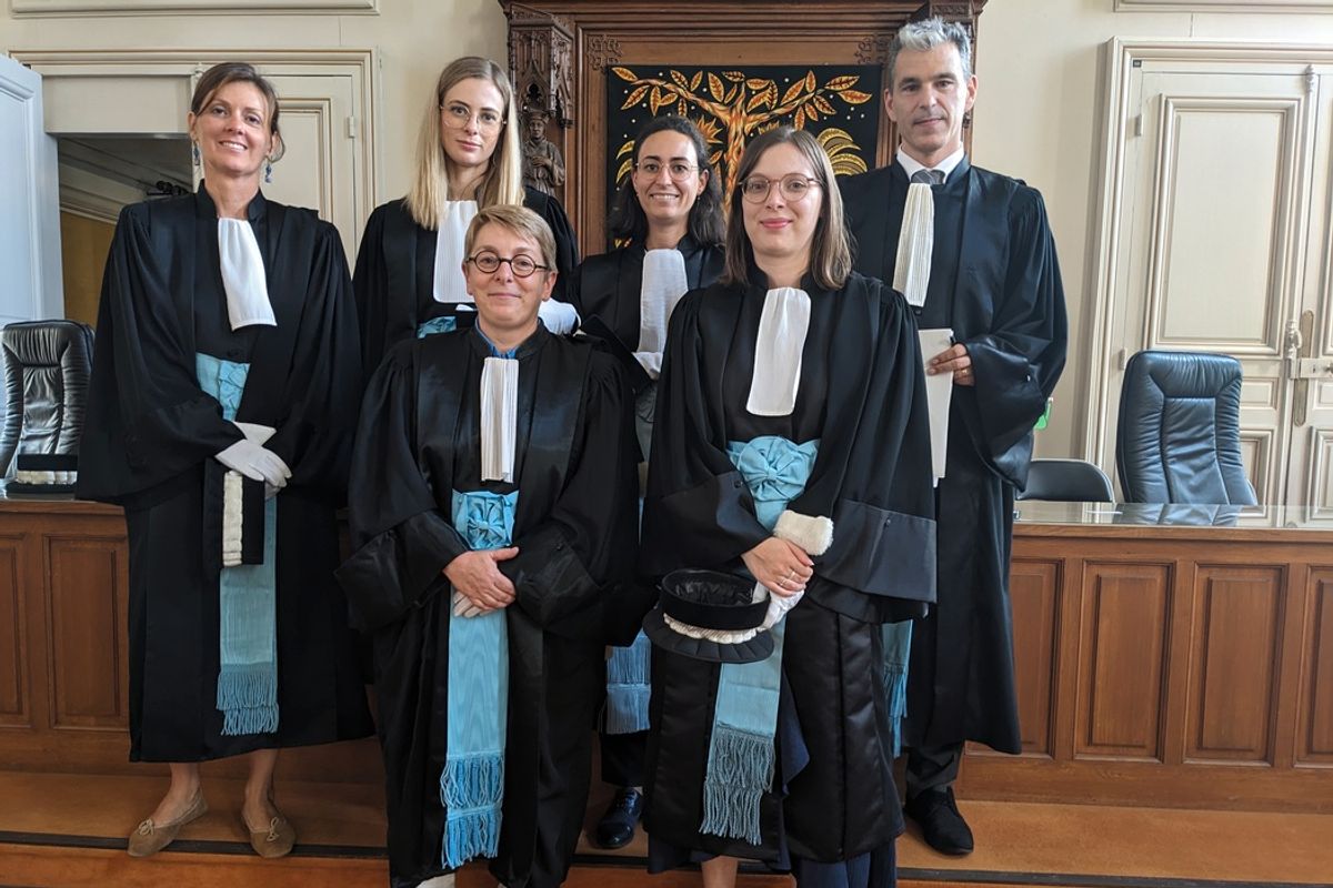 Quatre magistrates installées au tribunal judicaire de Bourges : 
